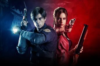 Leon Kennedy e Claire Redfield in Resident Evil 2 Remake