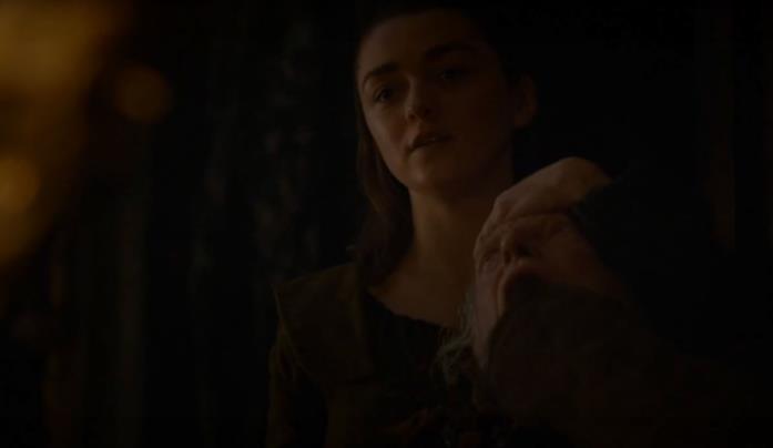 Arya uccide Walder Frey La morte di Walder Frey