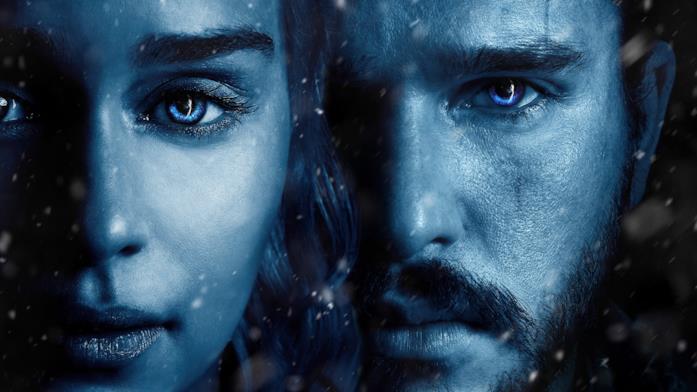Daenerys e Jon in Game of Thrones