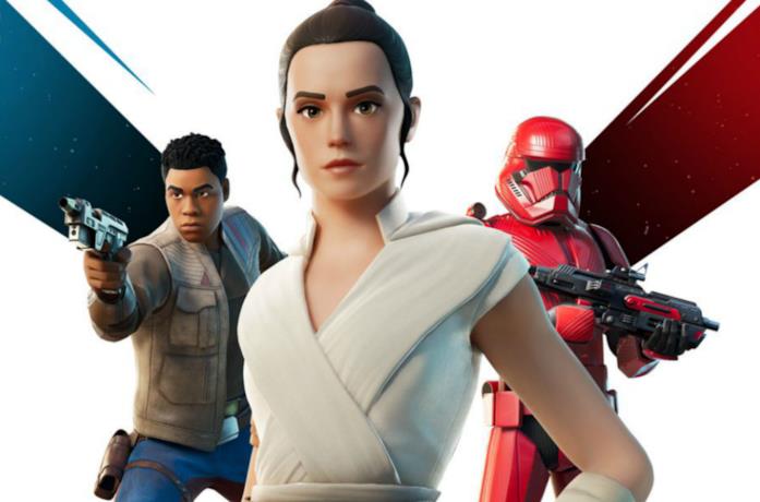 Le tre skin bonus dell'evento Fortnite x Star Wars