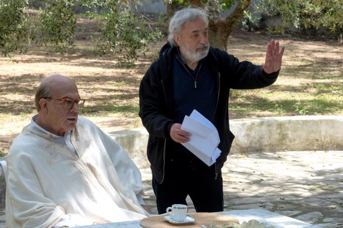 Foto dal set del film Hammamet Foto dal set del film Hammamet con Gianni Amelio