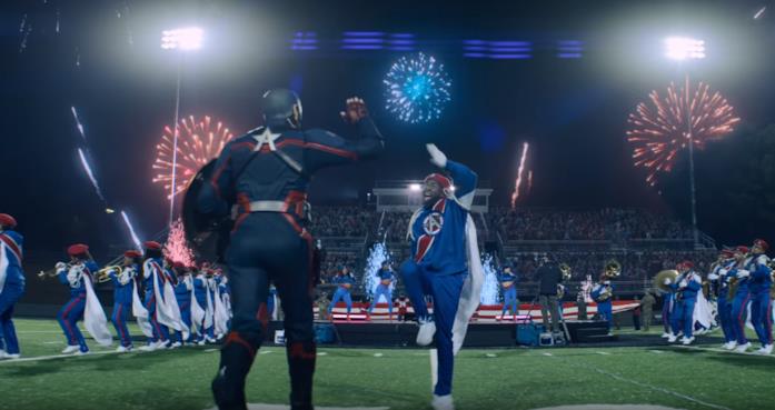 U.S. Agent (anche se di spalle) si mostra nel teaser Big Game di Disney+ U.S. Agent (di spalle) nel teaser Big Game di Disney+