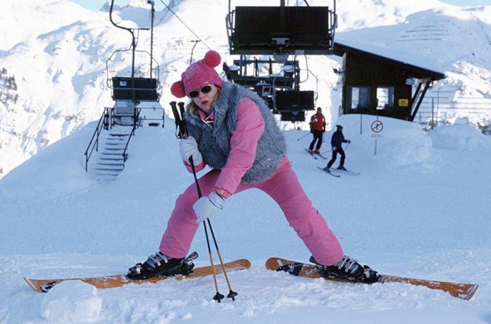 Bridget Jones Bridget Jones che scivola sulla neve