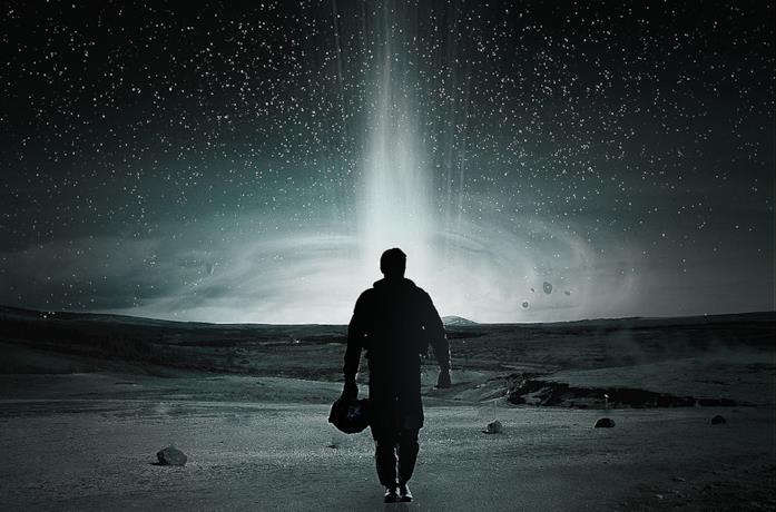 Il buco nero Gargantua e l'astronave Endurance