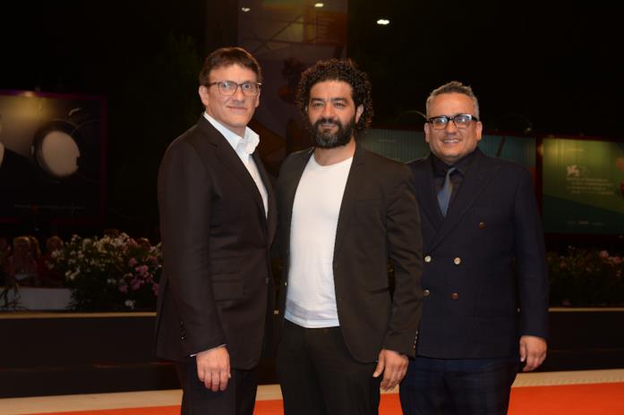 I Russo I fratelli Russo sul red carpet veneziano