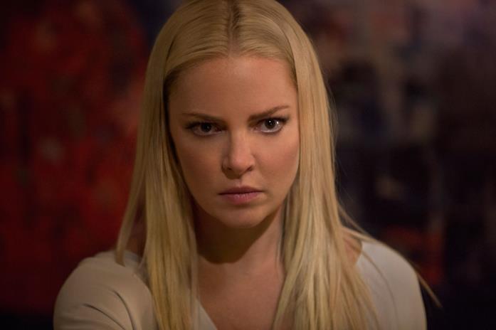 L'amore criminale, la trama e il finale del thriller con Rosario Dawson e Katherine Heigl Un primo piano di Katherine Heigl nel film L'amore criminale