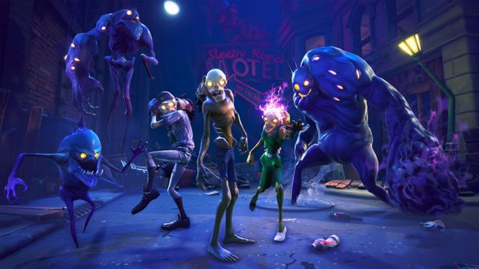 Gli zombie che infestano Fortnite