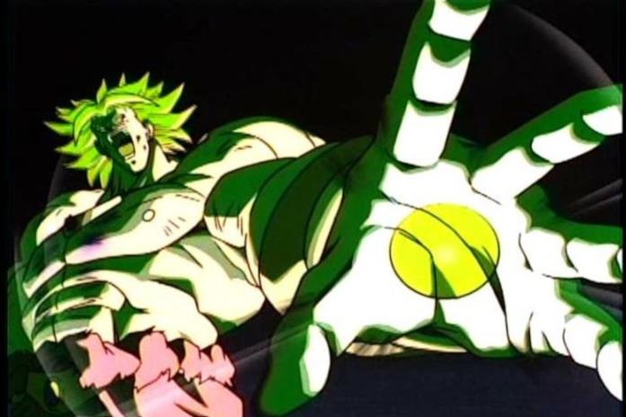Broly Omega Blaster Broly attacco sfera energia
