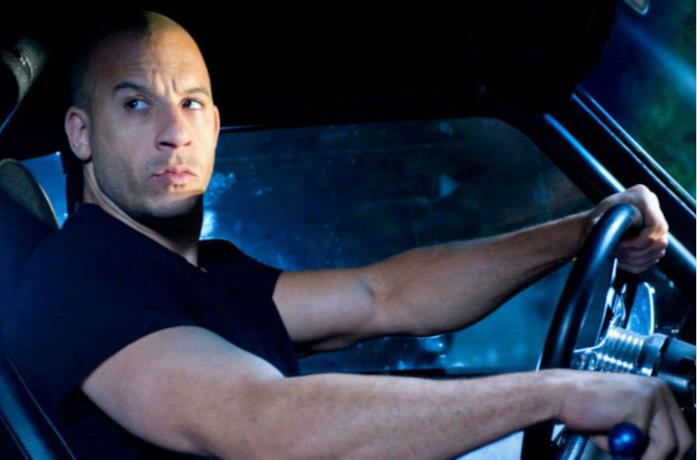 Un'immagine di Vin Diesel nei panni di Dom Toretto.