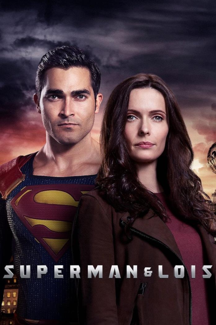 Il poster di Superman & Lois Primo piano di Tyler Hoechlin ed Elizabeth Tulloch