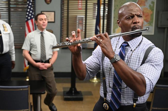 Un'immagine di Terry Crews nella serie Brooklyn 99