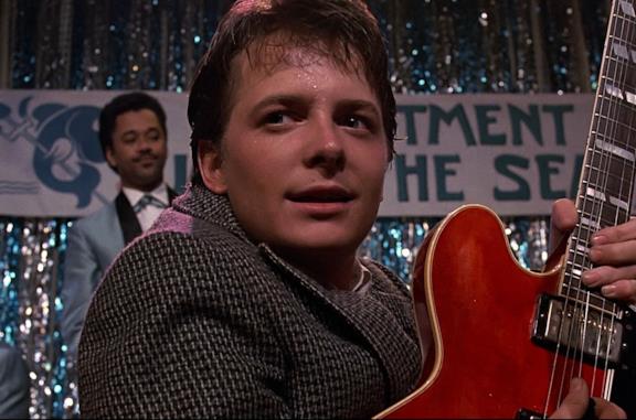 Un'immagine di Marty McFly in Ritorno al Futuro