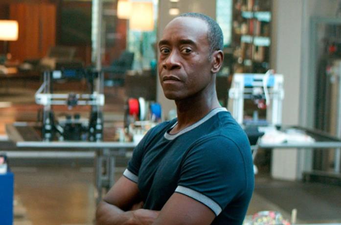Don Cheadle nel ruolo di James Rhodes