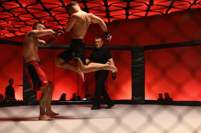 Una scena di combattimento del film Bartkowiak