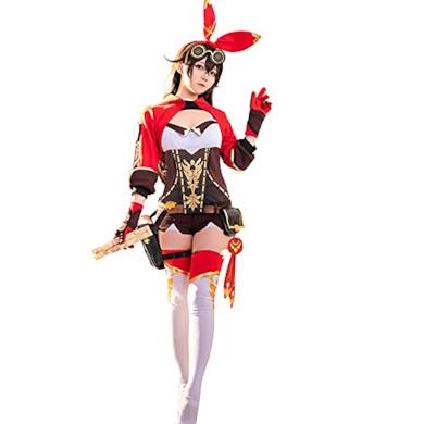 Genshin Impact - Amber Cosplay Costume Set
