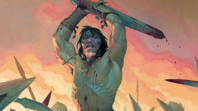 Conan in un'illustrazione di Esad Ribic