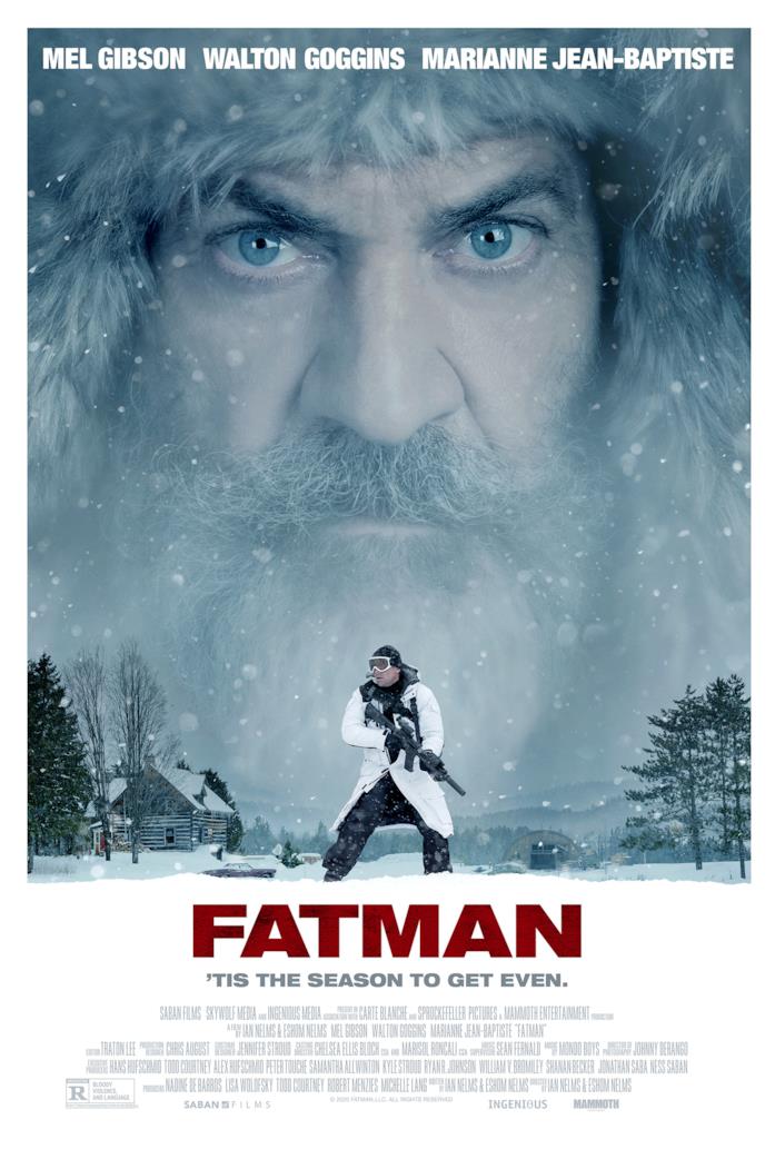 Fatman, trailer e poster La faccia di Mel Gibson e il killer che gli dà la caccia