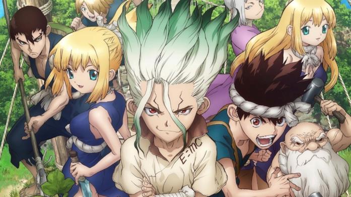 Dr. Stone anime Dr. Stone protagonisti