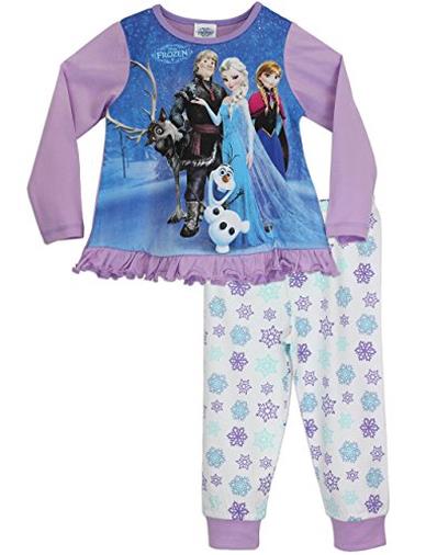 Disney Frozen - Pigiama a maniche lunghe per ragazze - 6 - 7 anni