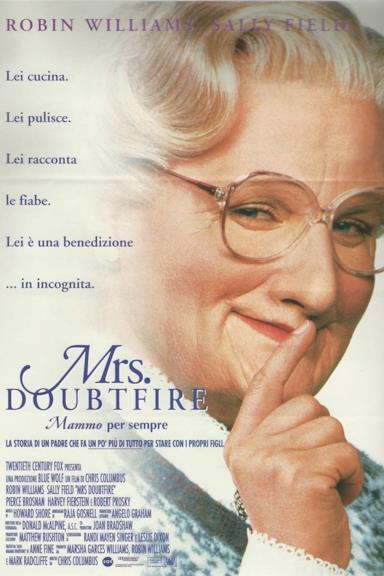 Poster Mrs. Doubtfire - Mammo per sempre