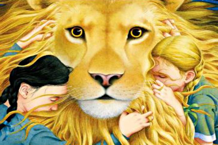 Illustrazione in copertina dell'edizione italiana de Le Cronache di Narnia
