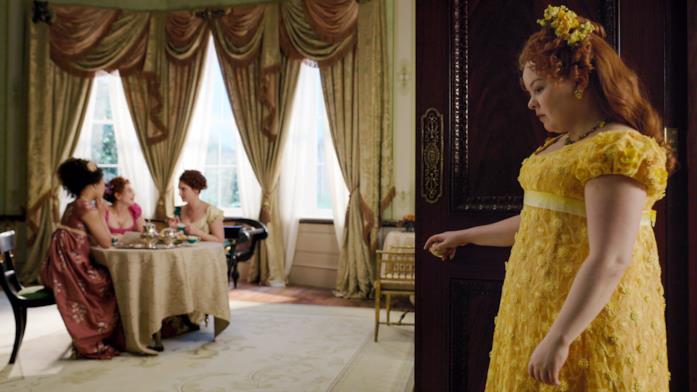 Bridgerton Penelope ascolta la conversazione tra le sorelle e Marina
