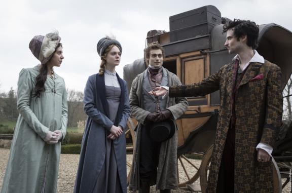 Una scena dal film Mary Shelley