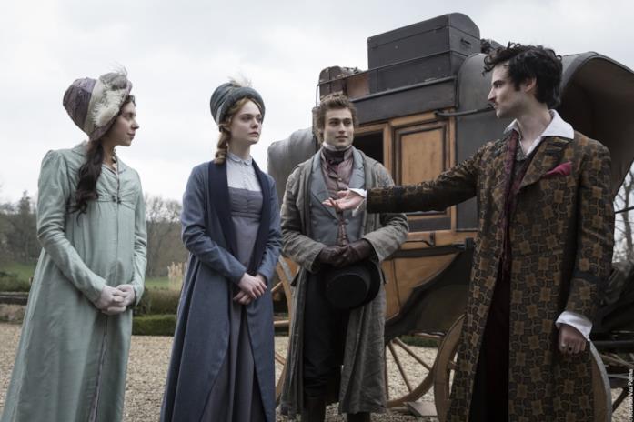 Una scena dal film Mary Shelley