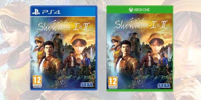 Le copertine su PS4 e Xbox One di Shenmue e Shenmue 2