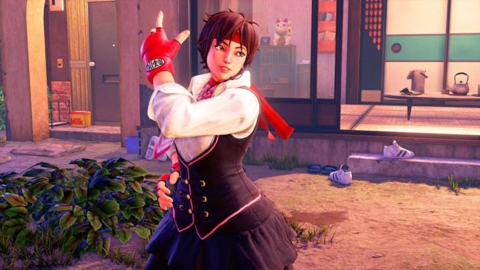 Sakura combatte in Street Fighter V