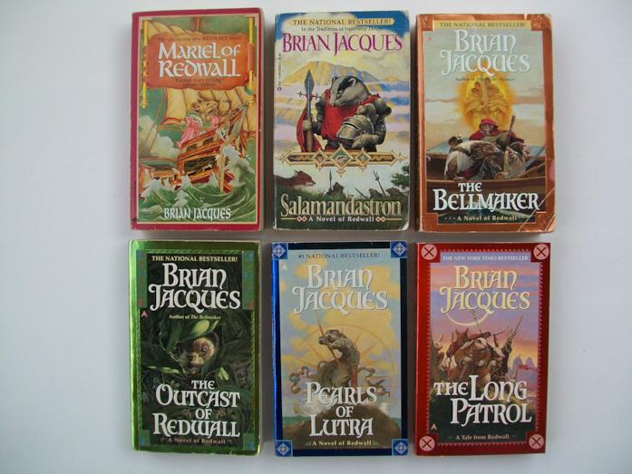 Alcuni libri della serie Redwall