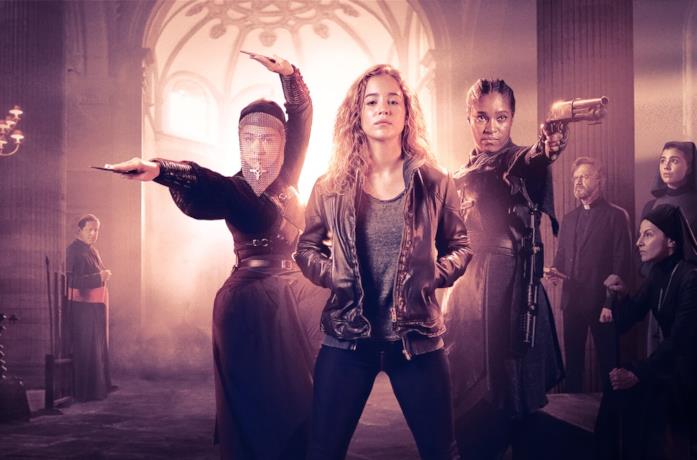 Il cast di Warrior Nun