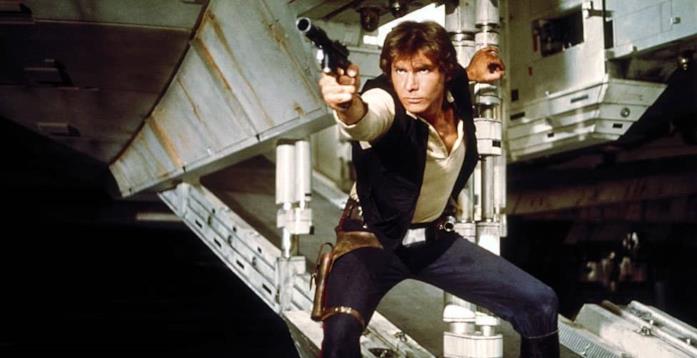 Il personaggio interpretato da Chris Pratt è ispirato da Han Solo Han Solo in una scena di Star Wars