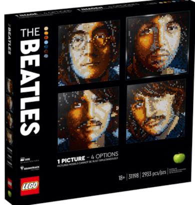 The Beatles LEGO Art