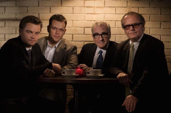 DiCaprio, Damon, Scorsese e Nicholson nella foto di gruppo