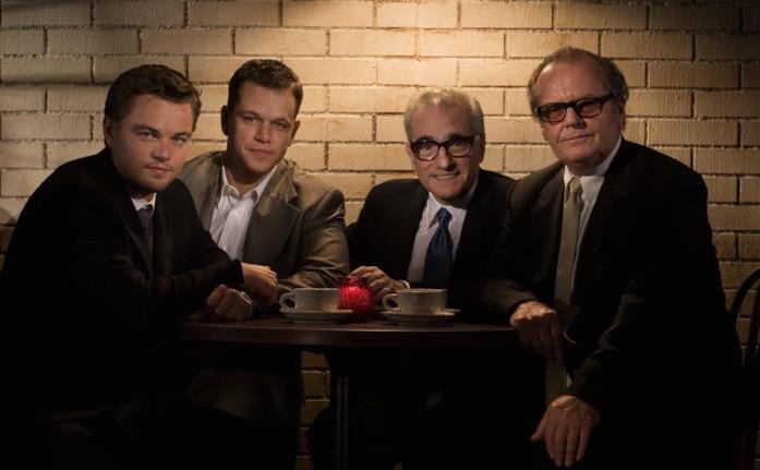 DiCaprio, Damon, Scorsese e Nicholson nella foto di gruppo
