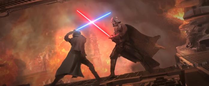 Darth Vader vs Kenobi Uno Jedi vs Darth Vader