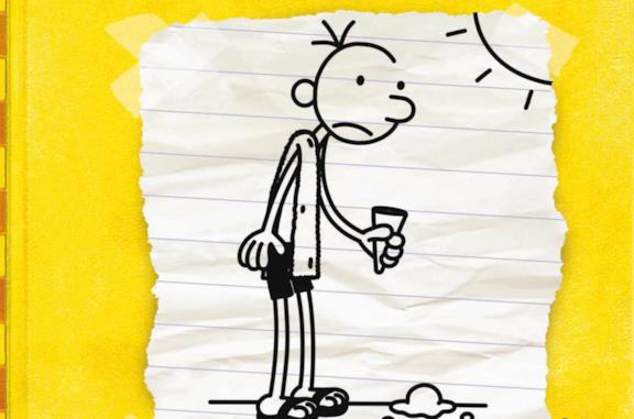 Un dettagio della copertina di Diario di una schiappa - Vita da cani