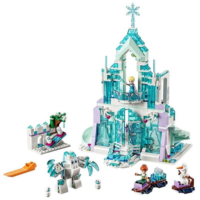 Il set Il magico castello di ghiaccio di Elsa di LEGO Il contenuto del set di LEGO Il magico castello di ghiaccio di Elsa