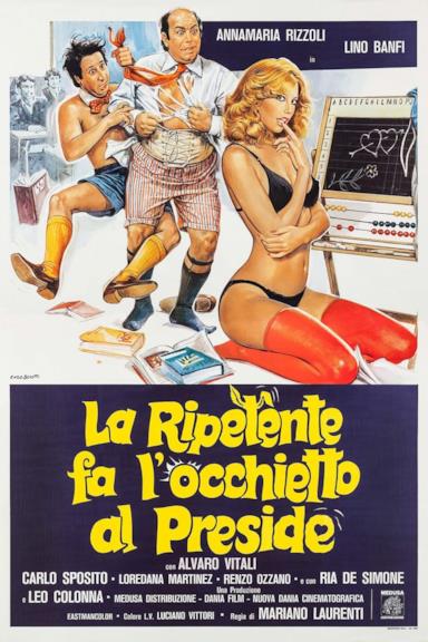 Poster La ripetente fa l'occhietto al preside