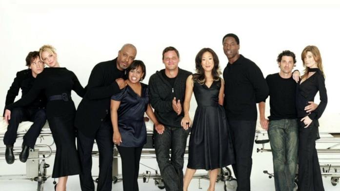 Il cast delle prime stagioni di Grey's Anatomy Un'immagine col cast di Grey's Anatomy