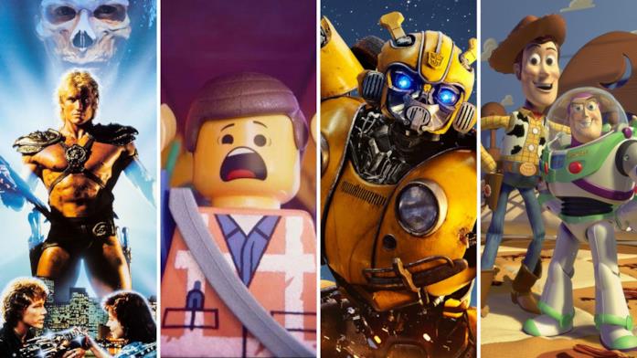 Le immagini dei film: I Dominatori dell'Universo, The LEGO Movie 2, Bumblebee e Toy Story