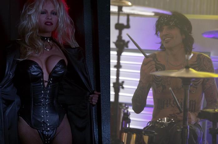 Pamela Anderson in Barb Wire e Tommy Lee in Bones