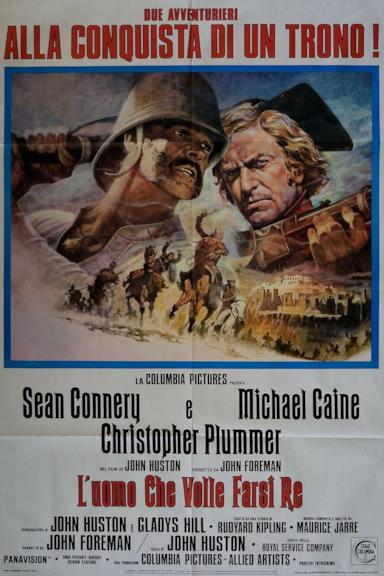Poster L'uomo che volle farsi re