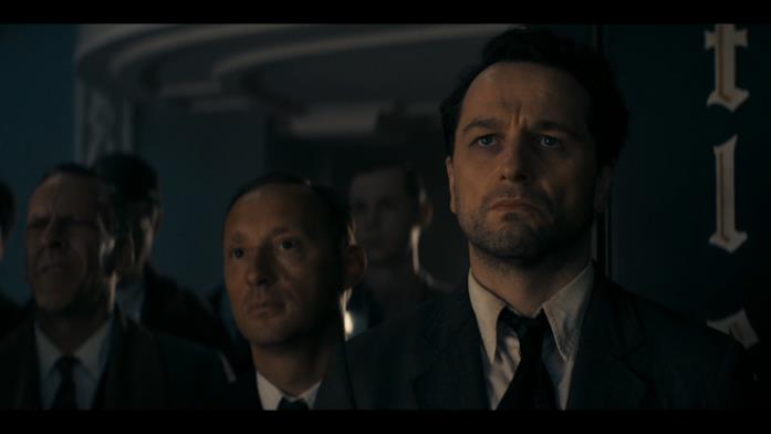 Perry Mason: un'immagine dalla prima stagione Perry Mason: una scena dalla prima stagione