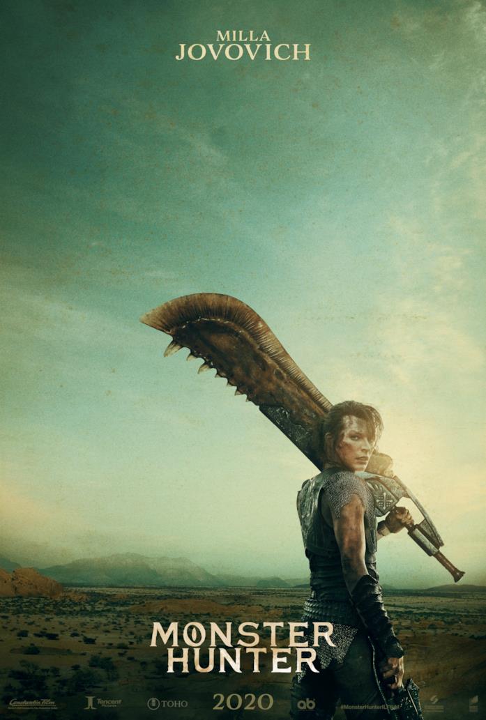Monster Hunter: locandina Milla Jovovich sulla locandina italiana di Monster Hunter
