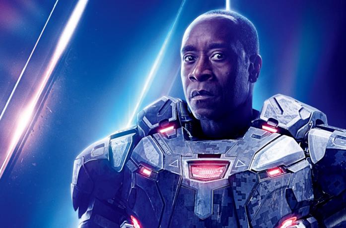 Un'immagine di Don Cheadle come War Machine