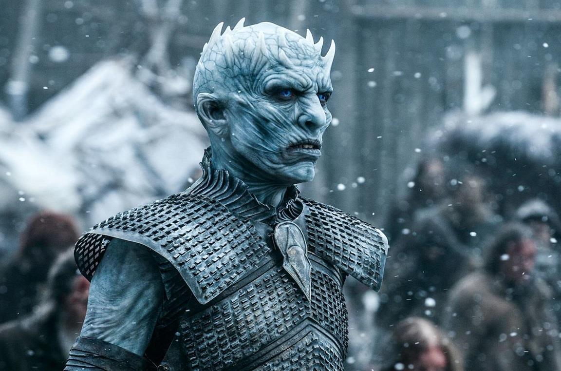 Il Night KIng nella serie Game of Thrones