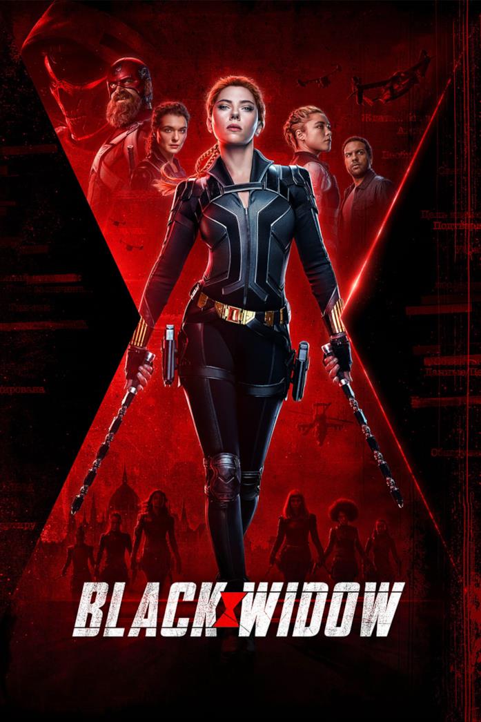 Il poster di Black Widow Scarlett Johansson come Black Widow