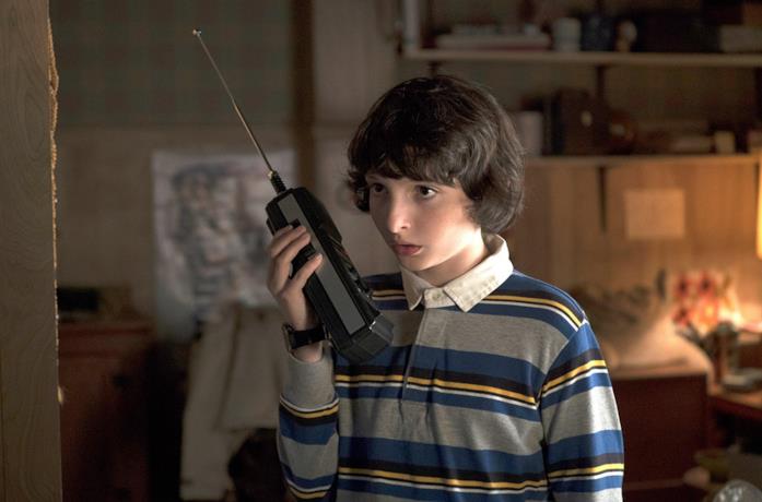 Finn Wolfhard nella prima sttagione di Stranger Things